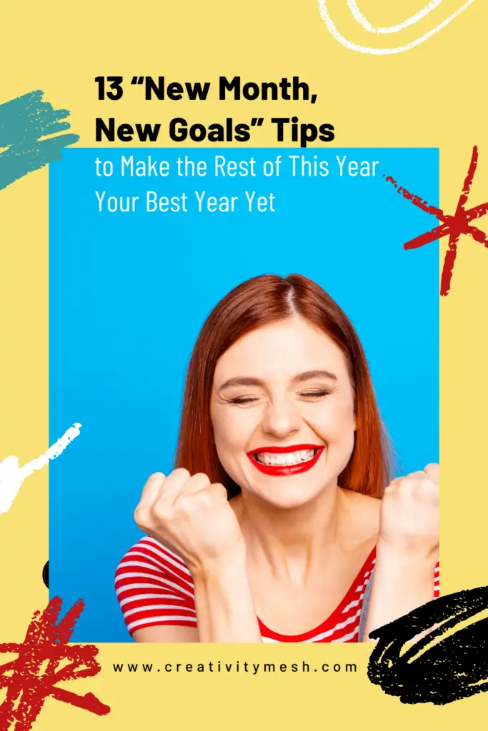 new month new goals tips