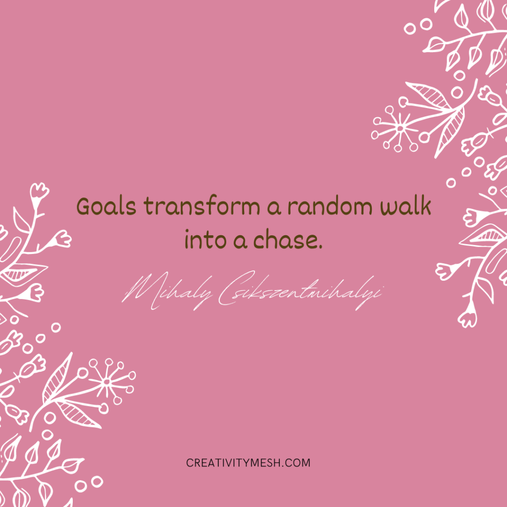 quotes setting goals achieving them
