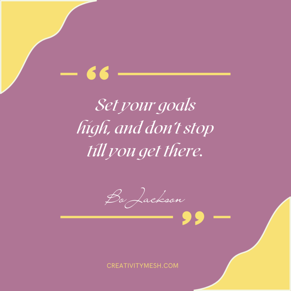 setting goals for success quotes